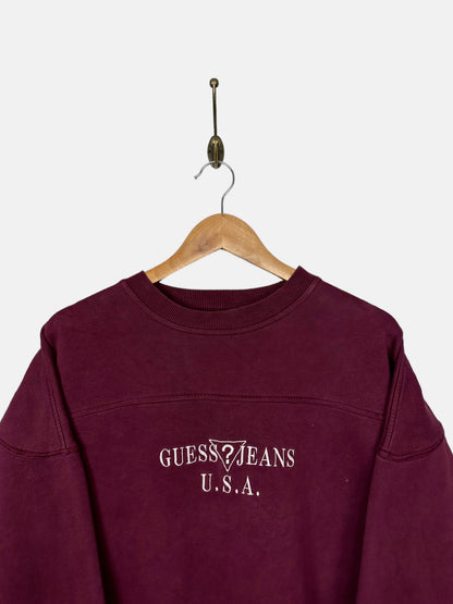 90's Guess Jeans Embroidered Vintage Sweatshirt Size 4-6
