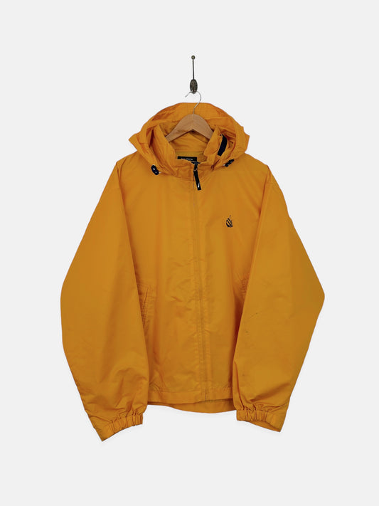 90's Nautica Embroidered Vintage Rain Jacket with Hood Size L-XL