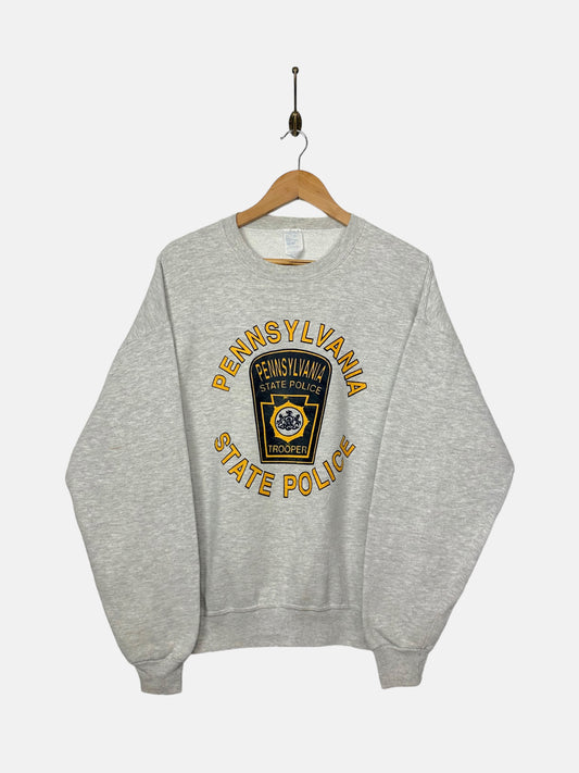 90's Pennsylvania State Police USA Made Vintage Sweatshirt Size M-L