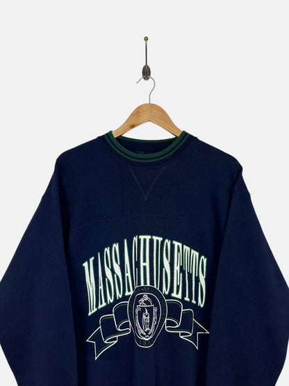 90's Massachusetts University USA Made Vintage Sweatshirt Size 10