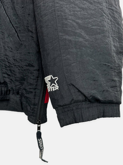 90's Starter Chicago Blackhawks NHL Embroidered Vintage Puffer Jacket Size XL