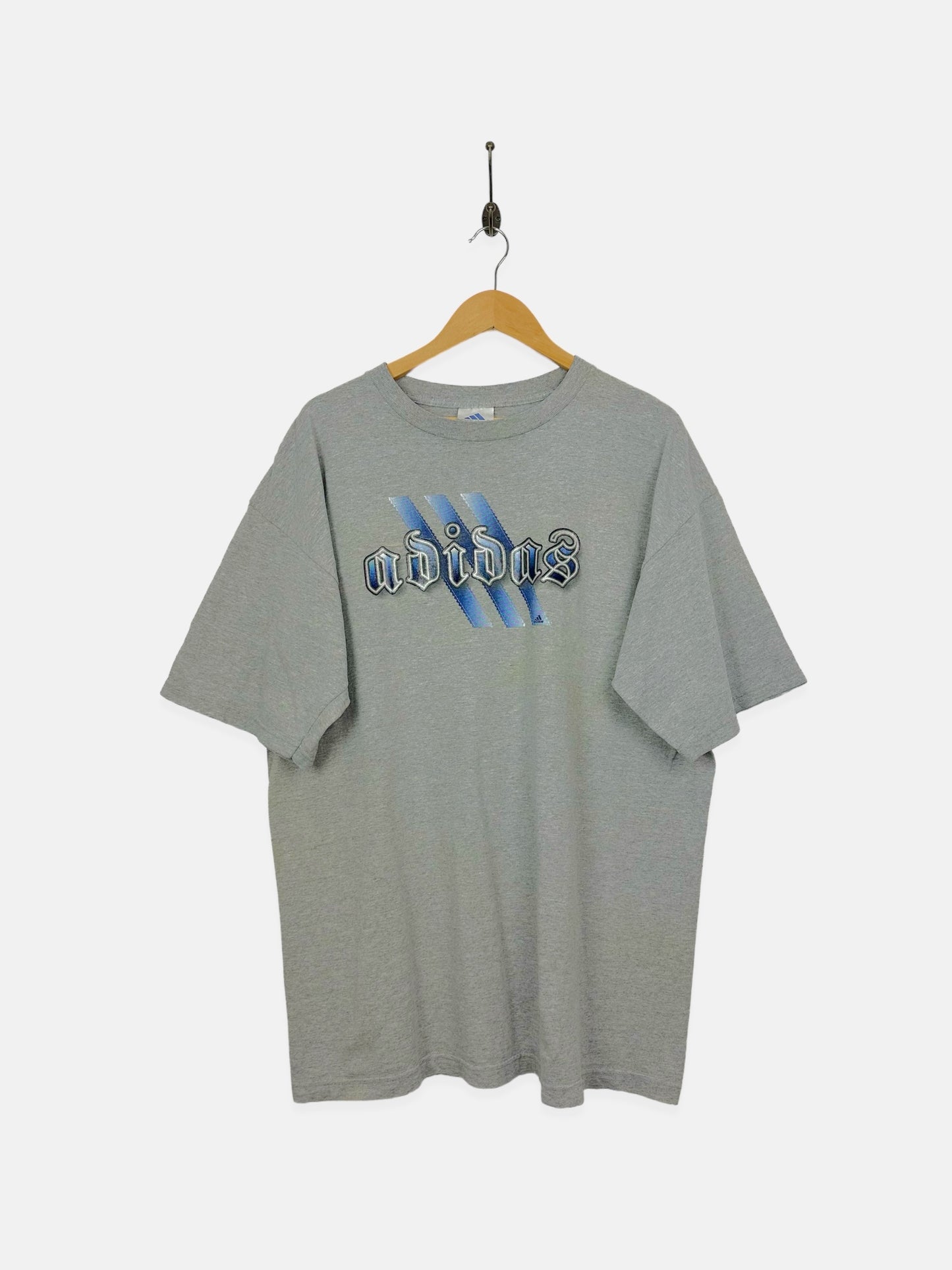 90's Adidas USA Made Vintage T-Shirt Size XL-2XL