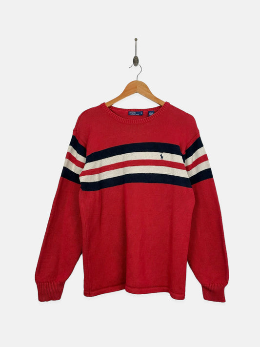 90's Ralph Lauren Embroidered Vintage Knit Jersey Size 10