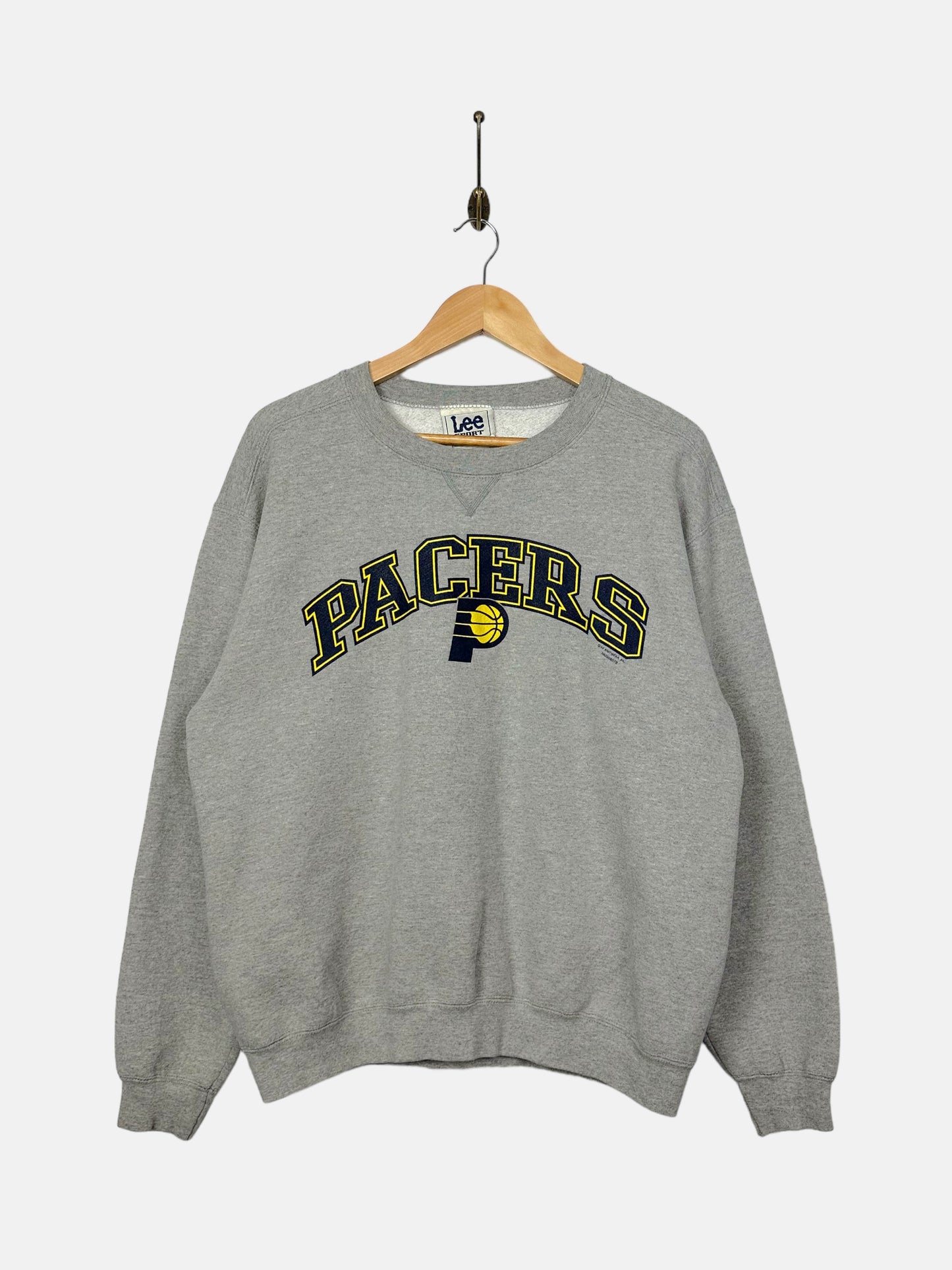 90's Indiana Pacers NBA USA Made Vintage Sweatshirt Size M