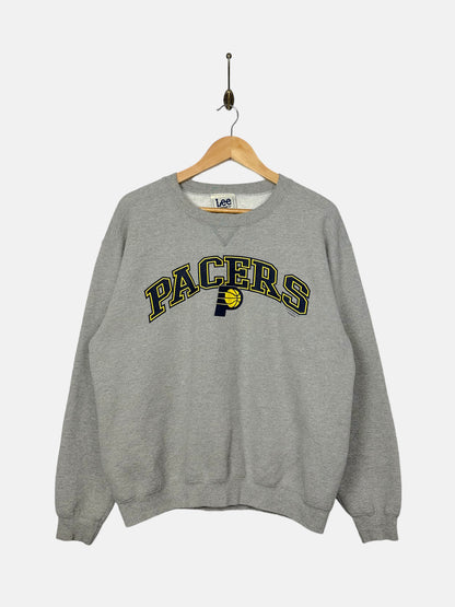90's Indiana Pacers NBA USA Made Vintage Sweatshirt Size M