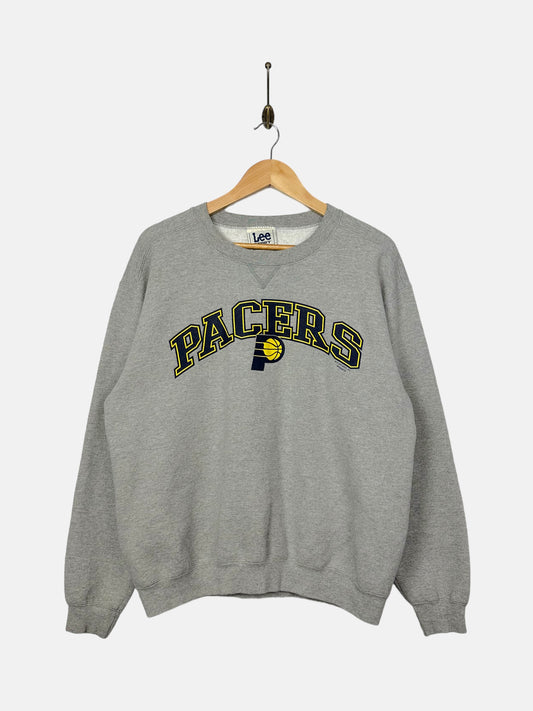 90's Indiana Pacers NBA USA Made Vintage Sweatshirt Size M