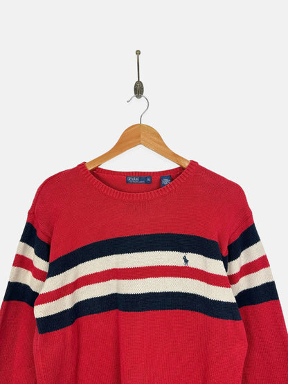 90's Ralph Lauren Embroidered Vintage Knit Jersey Size 10