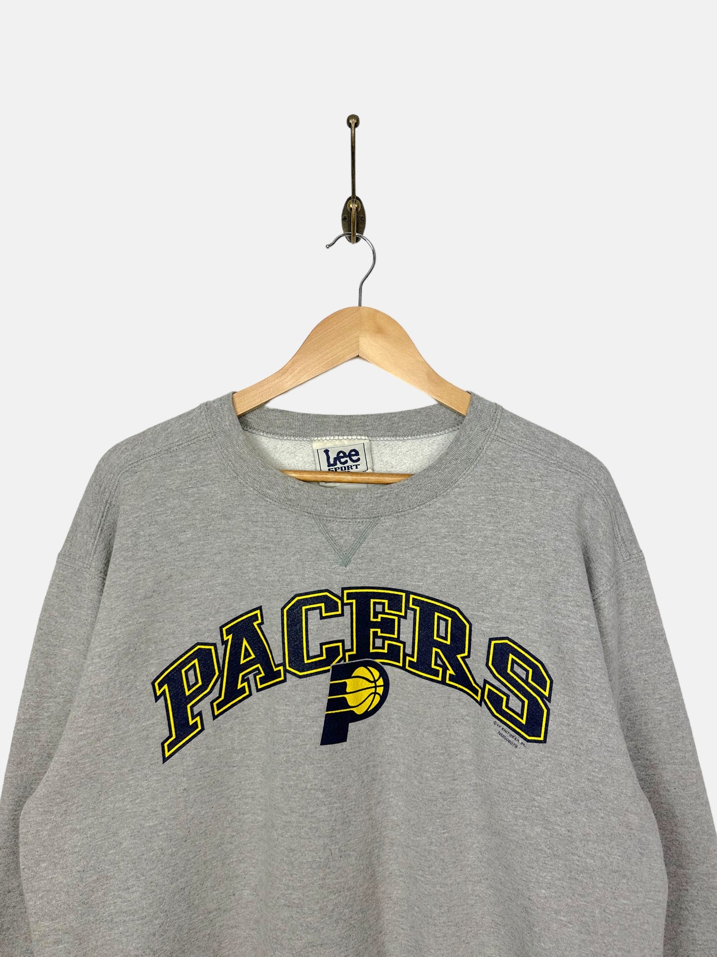 90's Indiana Pacers NBA USA Made Vintage Sweatshirt Size M