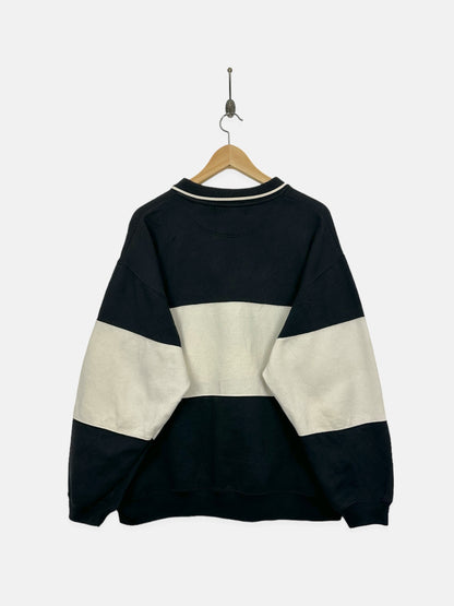 90's Golf Embroidered Vintage Collared Sweatshirt Size M