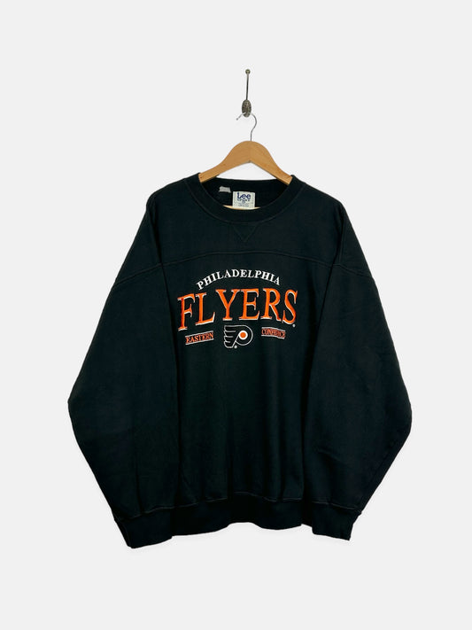 90's Philadelphia Flyers NHL Embroidered Vintage Sweatshirt Size 2XL