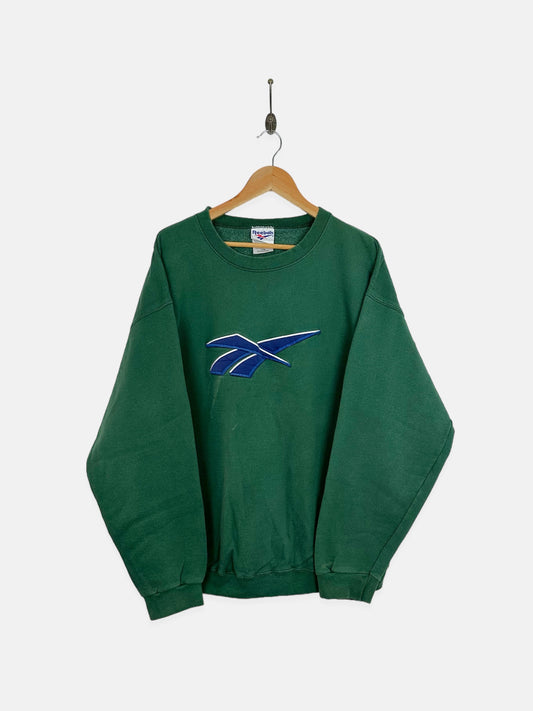 90's Reebok USA Made Embroidered Vintage Sweatshirt Size L