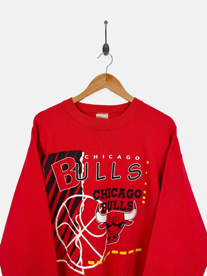 90's Chicago Bulls NBA USA Made Vintage Sweatshirt Size 12