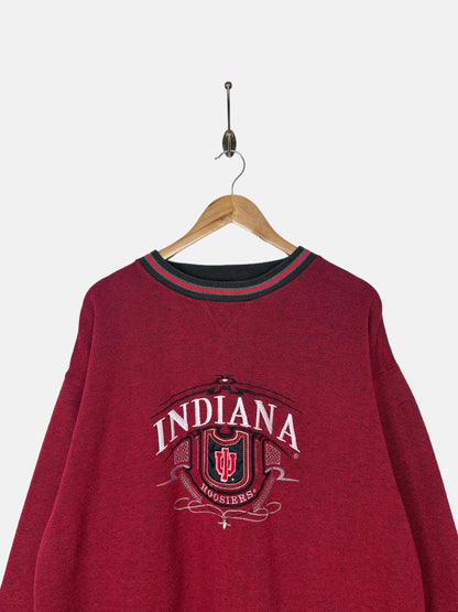 90's Indiana Hoosiers Embroidered Vintage Sweatshirt Size L-XL