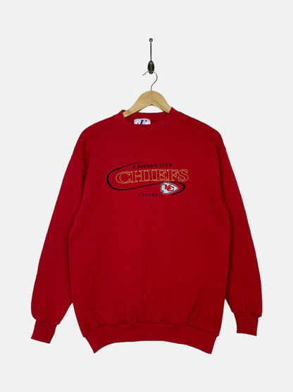 90's Kansas City Chiefs NFL Embroidered Vintage Sweatshirt Size 8-10