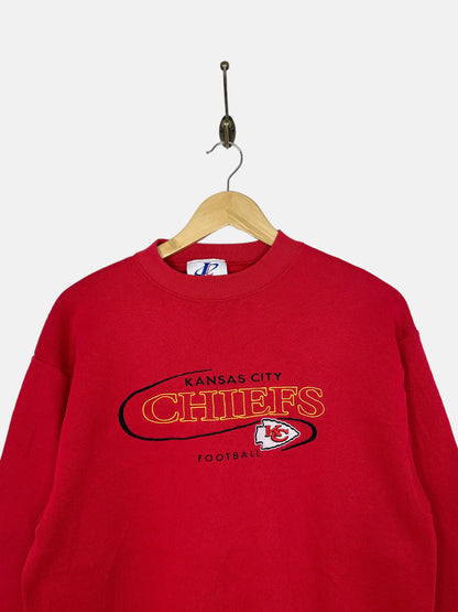 90's Kansas City Chiefs NFL Embroidered Vintage Sweatshirt Size 8-10