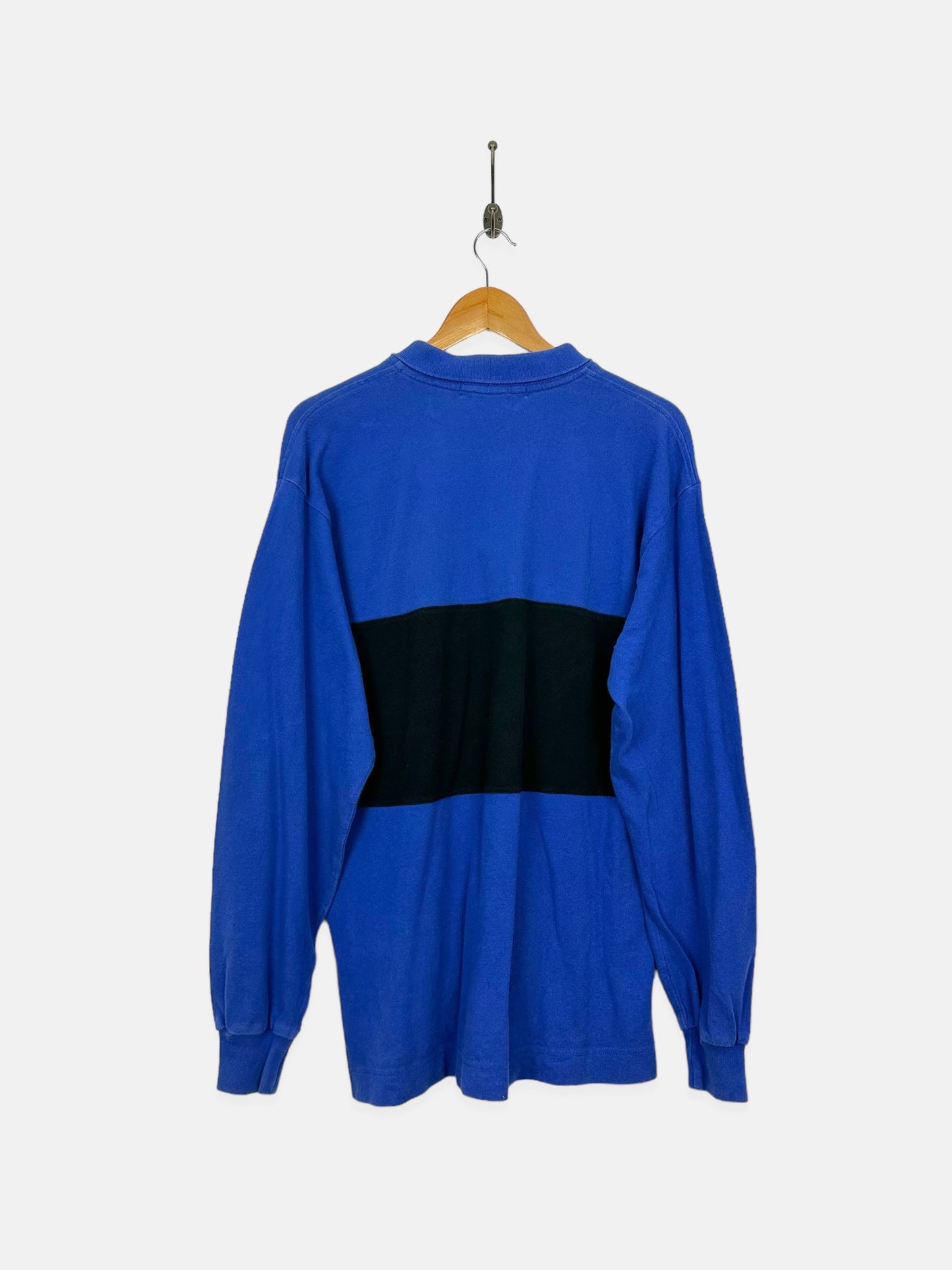 90's Nautica Competition Embroidered Vintage Quarterzip Light Sweatshirt Size M