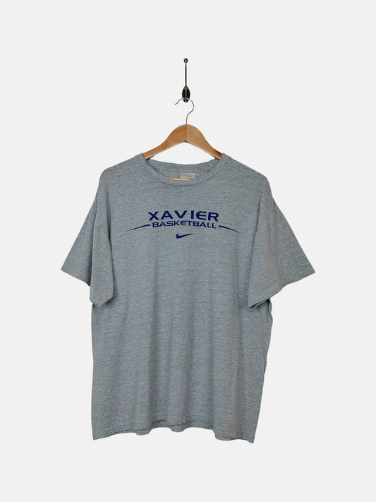 90's Nike Xavier Uni Basketball Vintage T-Shirt Size M