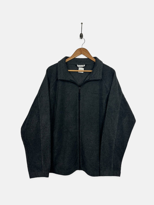 90's Columbia Embroidered Vintage Zip-Up Fleece Size L-XL