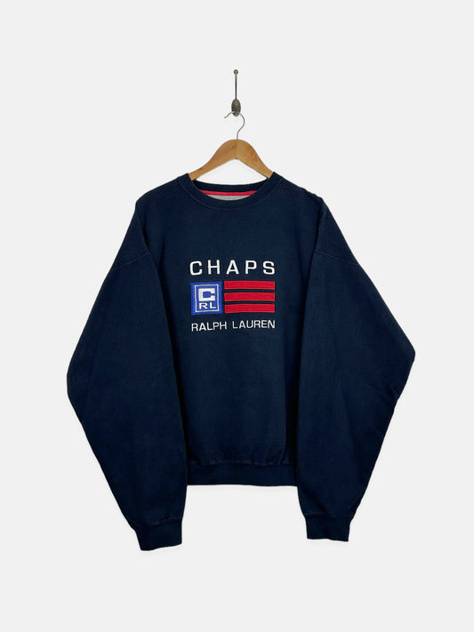 90's Chaps Ralph Lauren Embroidered Vintage Sweatshirt Size L