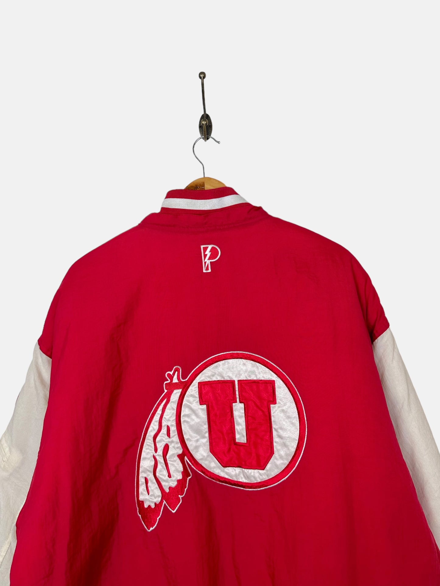 90's Reversible Utah University Embroidered Vintage Puffer Jacket Size XL