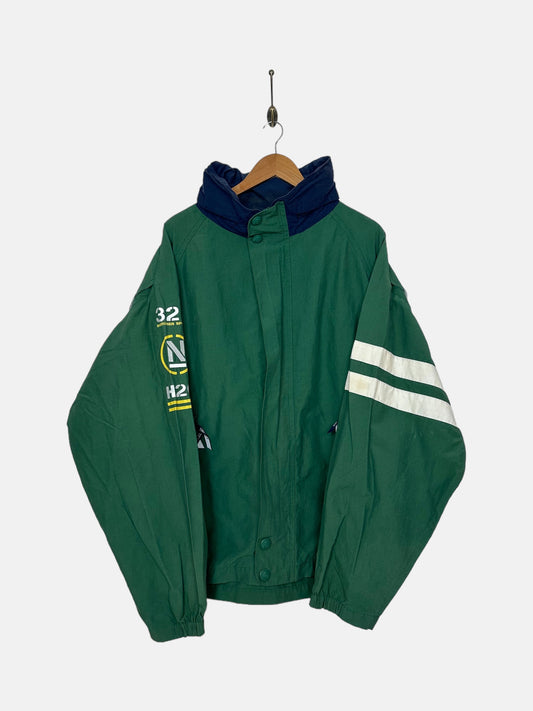 90's Nautica Embroidered Vintage Jacket with Hood Size XL