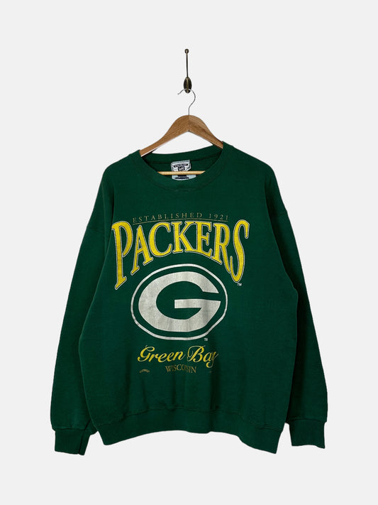 90's Green Bay Packers NFL USA Made Vintage Sweatshirt Size L