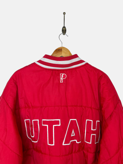 90's Reversible Utah University Embroidered Vintage Puffer Jacket Size XL