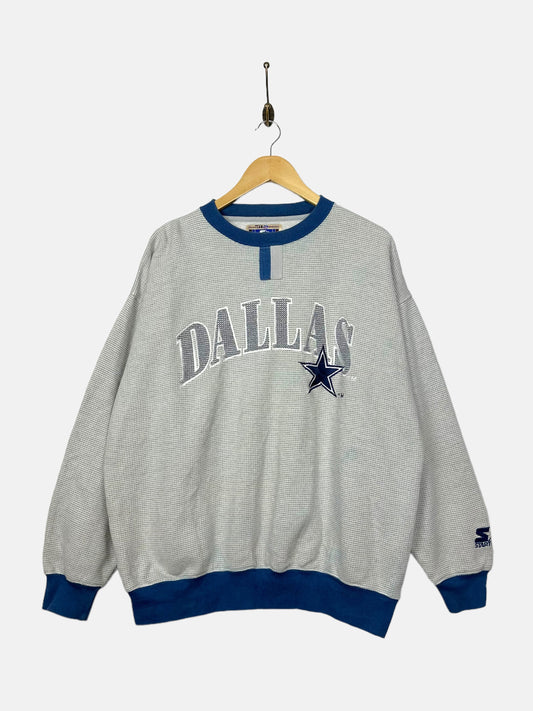 90's Dallas Cowboys NFL Starter Embroidered Vintage Sweatshirt Size L