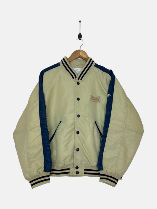 90's Lonsdale London Embroidered Vintage Bomber Jacket Size M