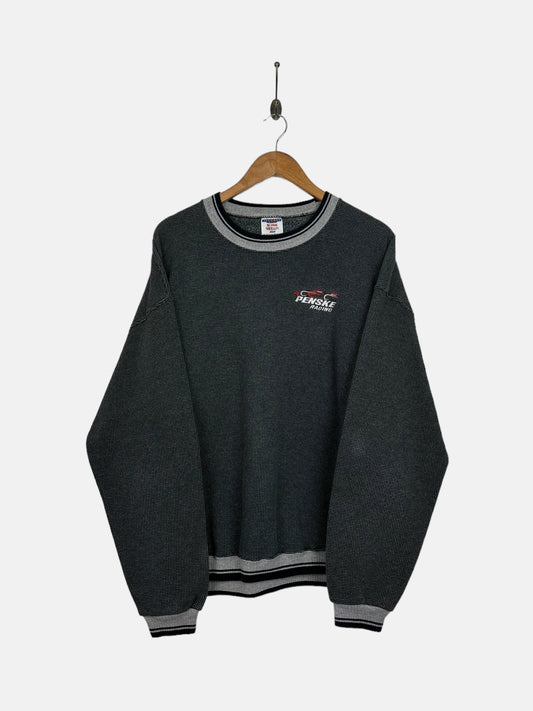 90's Penske Racing USA Made Embroidered Vintage Sweatshirt Size M