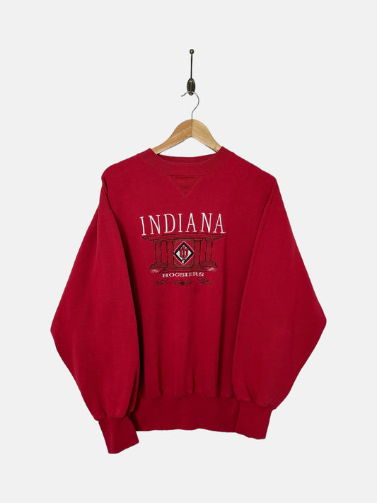 90's Indiana Uni Embroidered Vintage Sweatshirt Size M