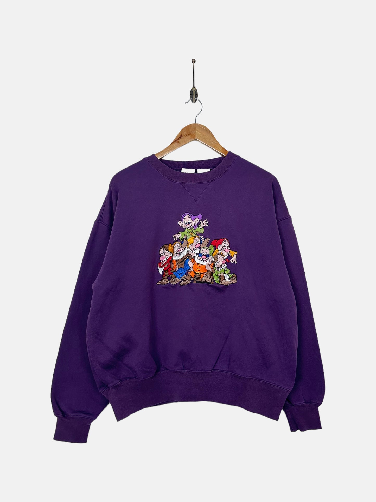 90's Disney Snow White Embroidered Vintage Sweatshirt Size 12-14