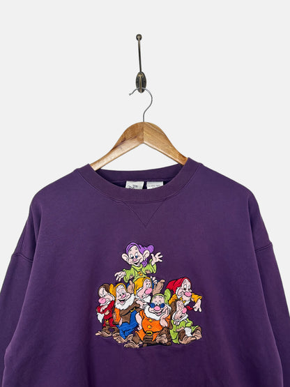 90's Disney Snow White Embroidered Vintage Sweatshirt Size 12-14