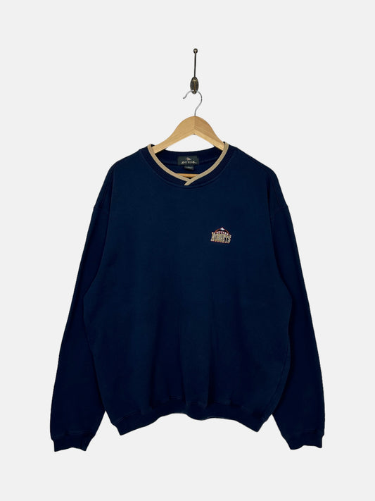 90's Denver Nuggets NBA Embroidered Vintage Sweatshirt Size L