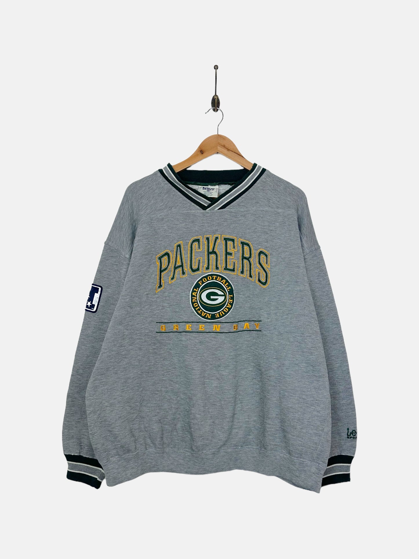 90's Green Bay Packers NFL Embroidered Vintage Sweatshirt Size XL