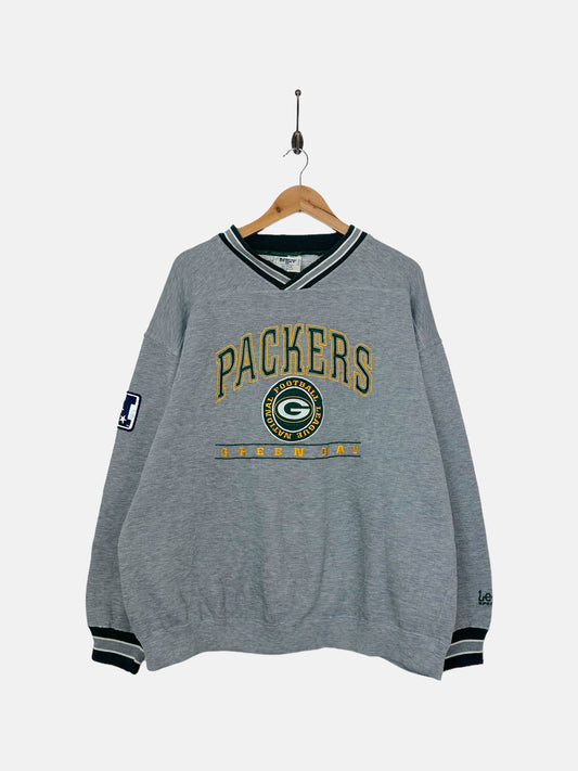 90's Green Bay Packers NFL Embroidered Vintage Sweatshirt Size XL
