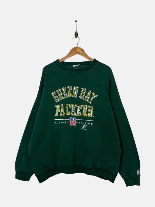 90's Green Bay Packers NFL Embroidered Vintage Sweatshirt Size XL