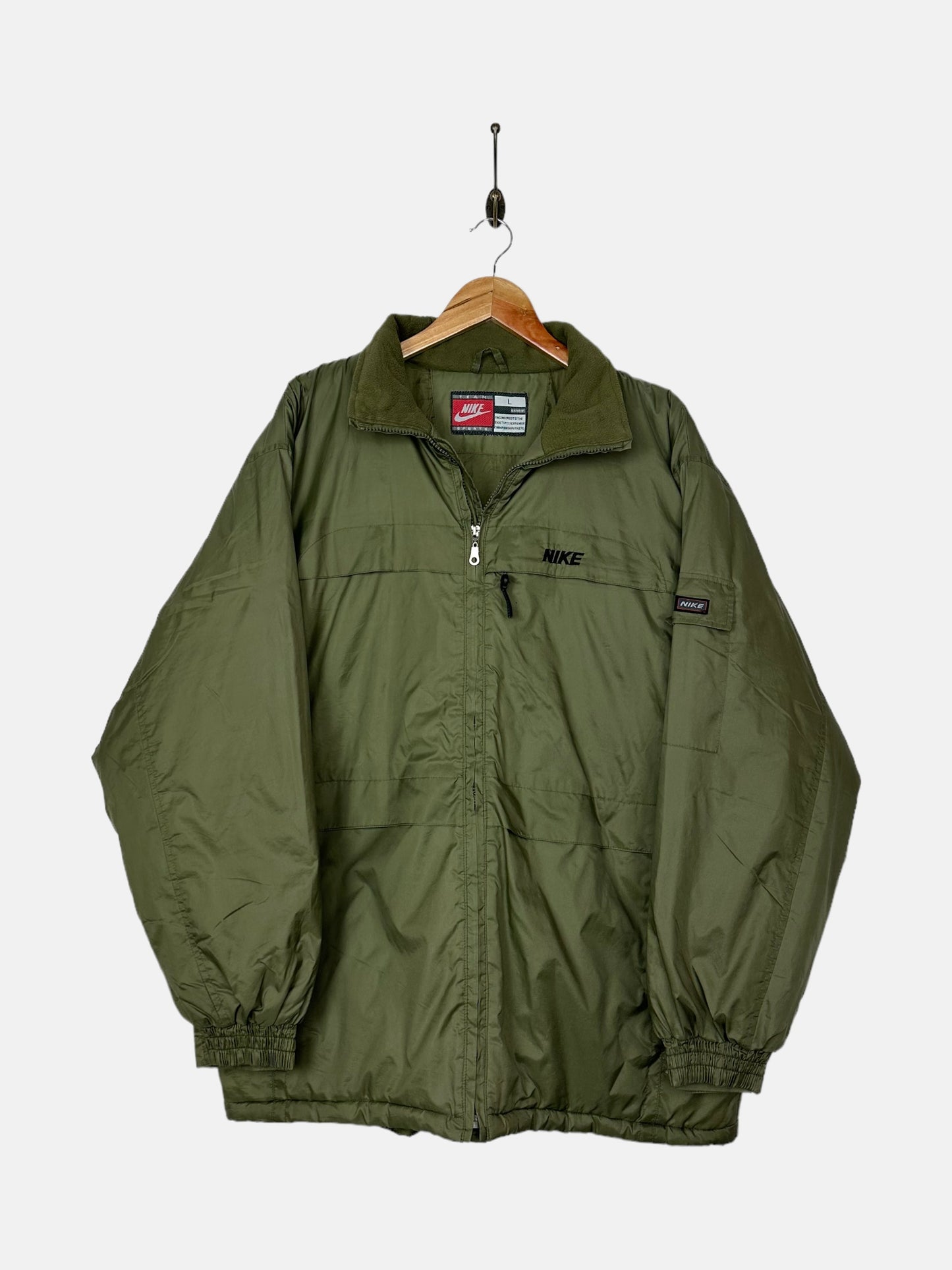 90's Nike Embroidered Vintage Puffer Jacket Size XL