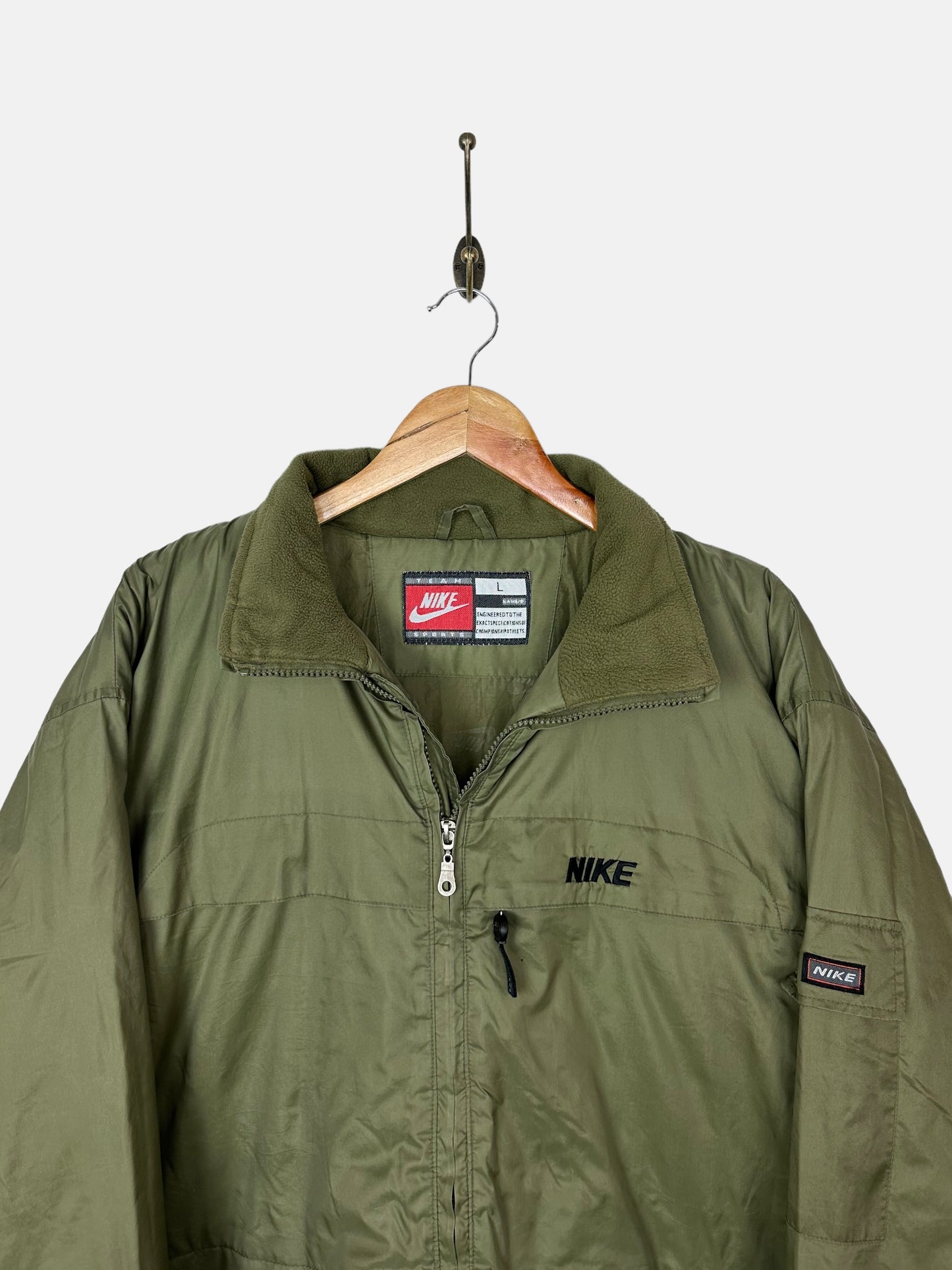 90's Nike Embroidered Vintage Puffer Jacket Size XL