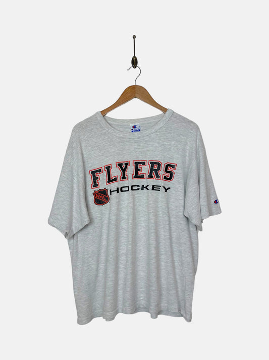 90's Philadelphia Flyers NHL USA Made Vintage T-Shirt Size M