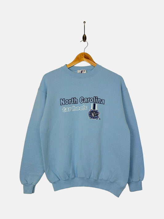 90's North Carolina Tarheels USA Made Embroidered Vintage Sweatshirt Size S