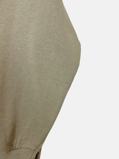 90's Blank Beige Vintage Sweatshirt Size L