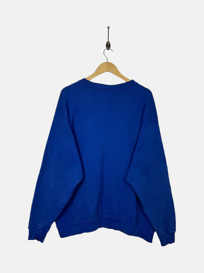 90's Nike Big Swoosh USA Made Embroidered Vintage Sweatshirt Size L-XL