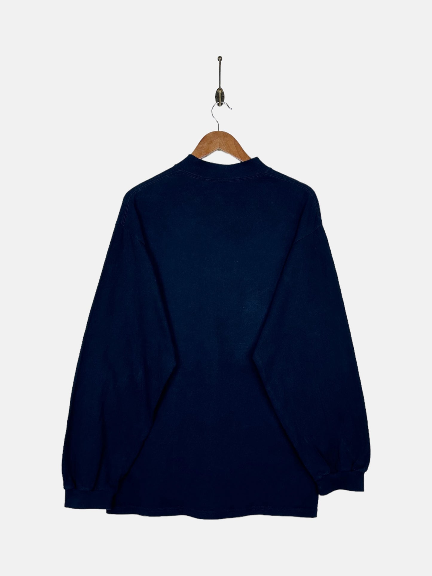 90's Nike Embroidered USA Made Vintage High-Neck Longsleeve Shirt Size L