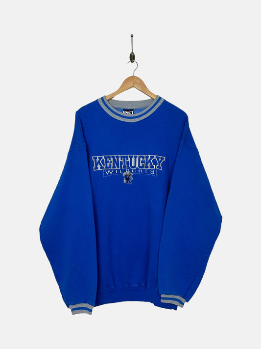 90's Kentucky Wildcats Embroidered Vintage Sweatshirt Size XL