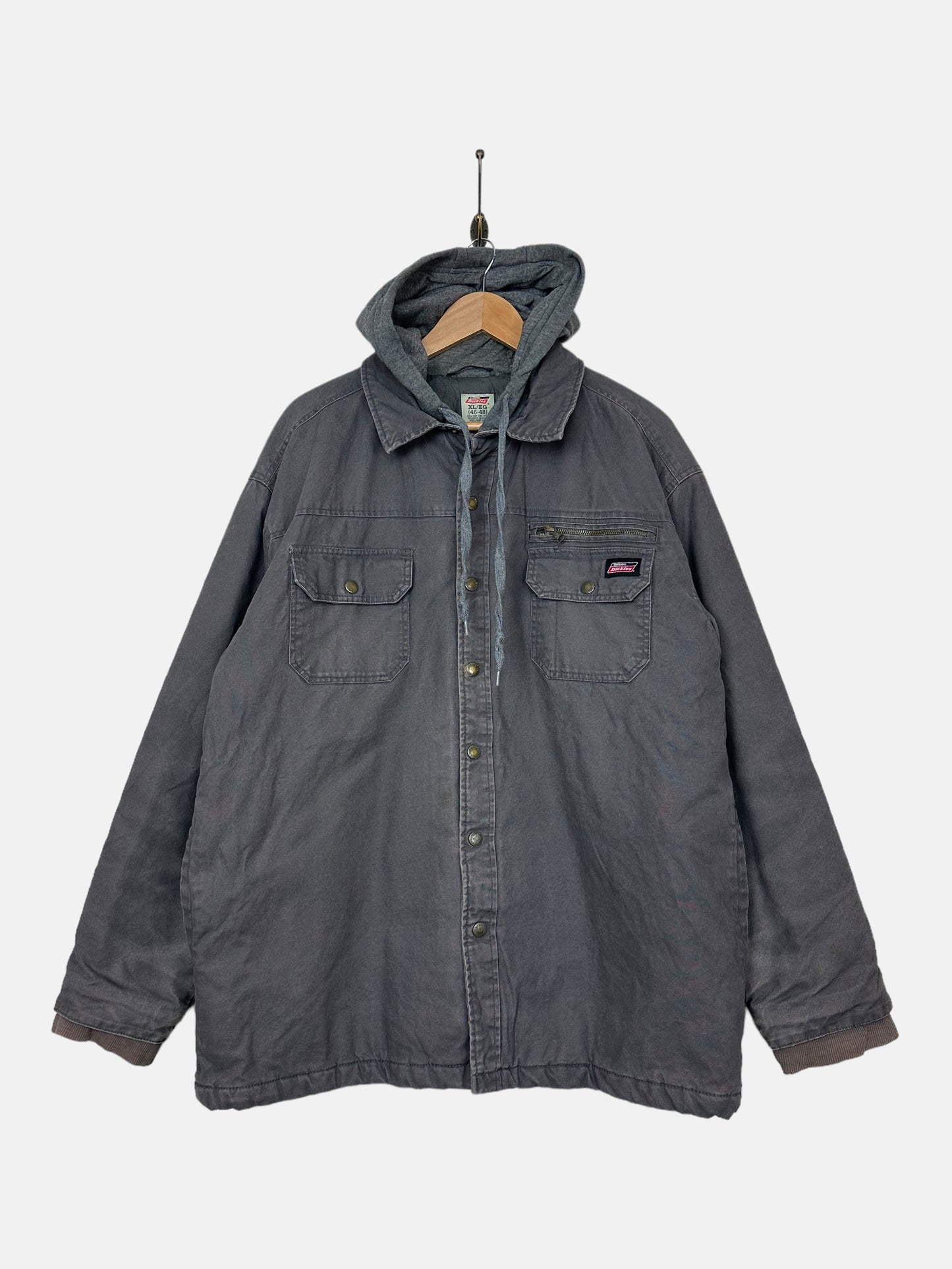 90's Dickies Vintage Canvas Work Jacket with Hoodie Size XL