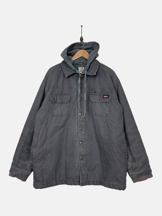 90's Dickies Vintage Canvas Work Jacket with Hoodie Size XL