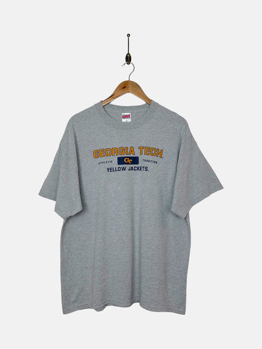 90's Georgia Tech Yellow Jackets Vintage T-Shirt Size L-XL