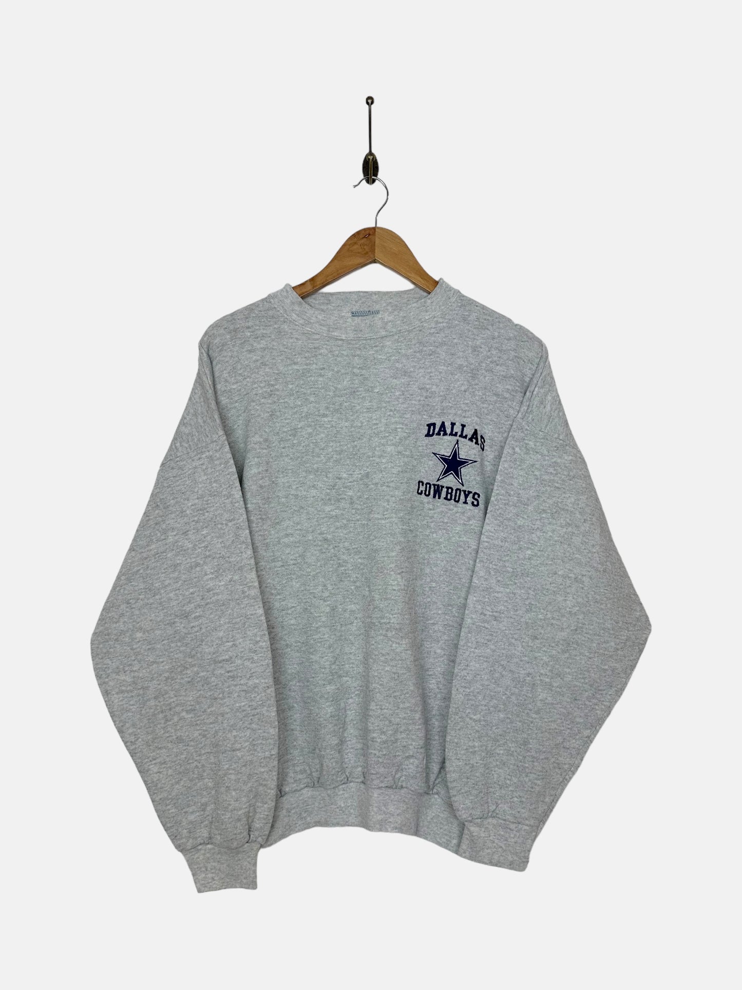 90's Dallas Cowboys NFL Embroidered Vintage Sweatshirt Size L-XL