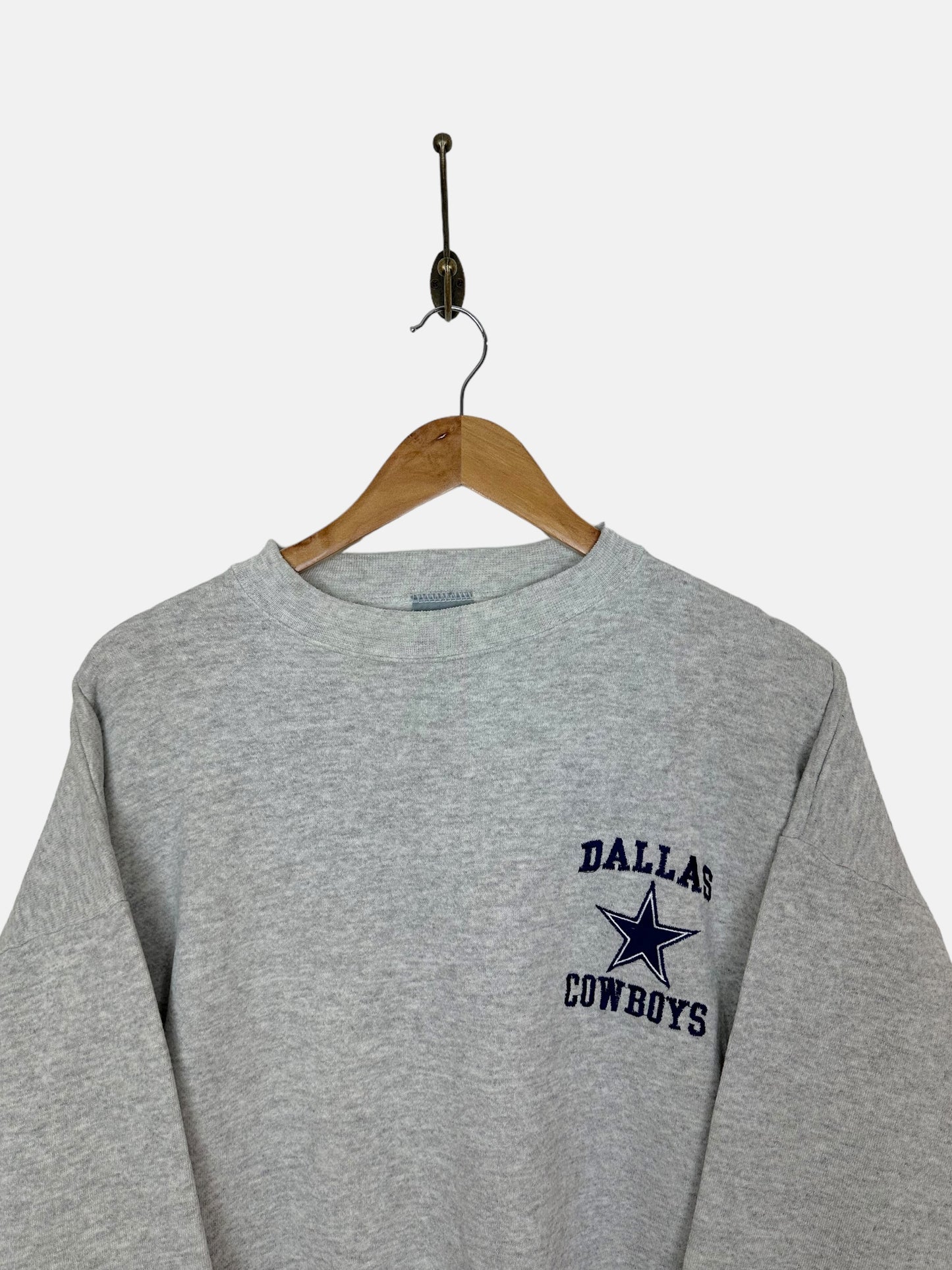 90's Dallas Cowboys NFL Embroidered Vintage Sweatshirt Size L-XL